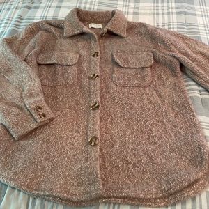 Z Supply Tucker Jacket, Heather Latte, Size Small, Never Worn